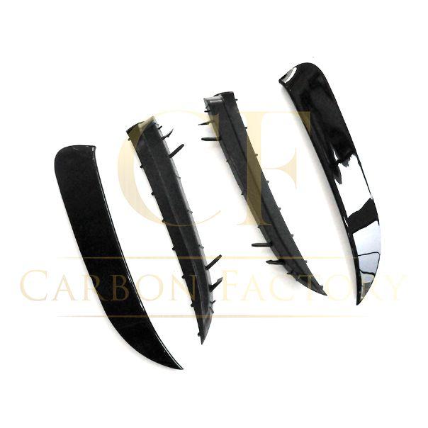 Gloss Black Rear Bumper Trims for Mercedes Benz W117 CLA 13-18 - Carbon Factory