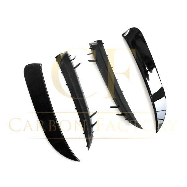 Gloss Black Rear Bumper Trims for Mercedes Benz W117 CLA 13-18 - Carbon Factory