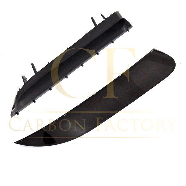 Gloss Black Rear Bumper Trims for Mercedes Benz W117 CLA 13-18 - Carbon Factory