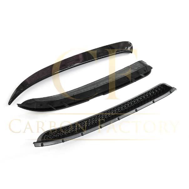 Gloss Black Rear Bumper Trims for Mercedes Benz W117 CLA 13-18 - Carbon Factory