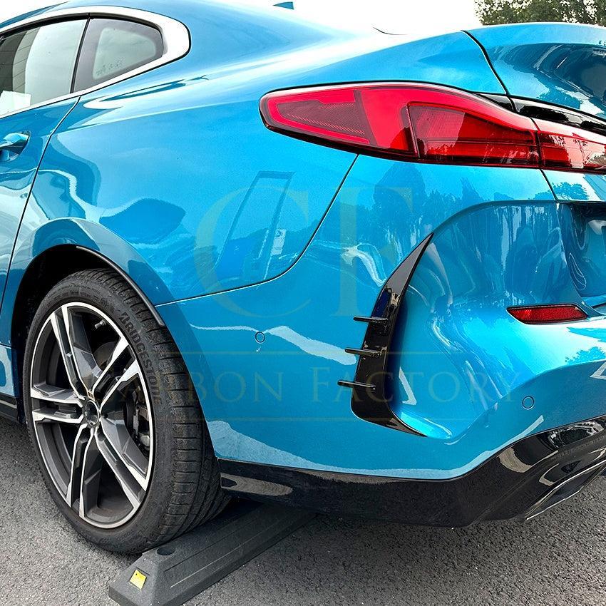 Gloss Black Rear Canards for BMW F44 2 Series 4 Door 20-Present - Carbon Factory