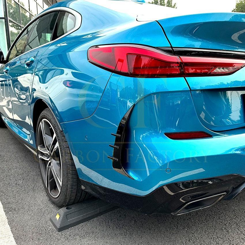 Gloss Black Rear Canards for BMW F44 2 Series 4 Door 20-Present - Carbon Factory