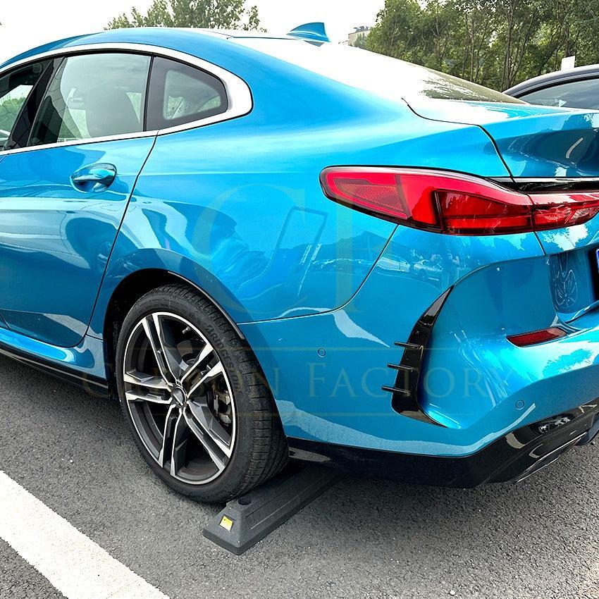 Gloss Black Rear Canards for BMW F44 2 Series 4 Door 20-Present - Carbon Factory