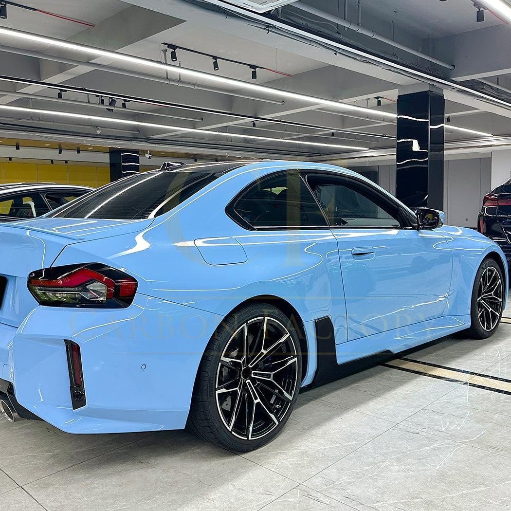 Gloss Black Side Skirts for BMW G87 M2 23-Present - Carbon Factory