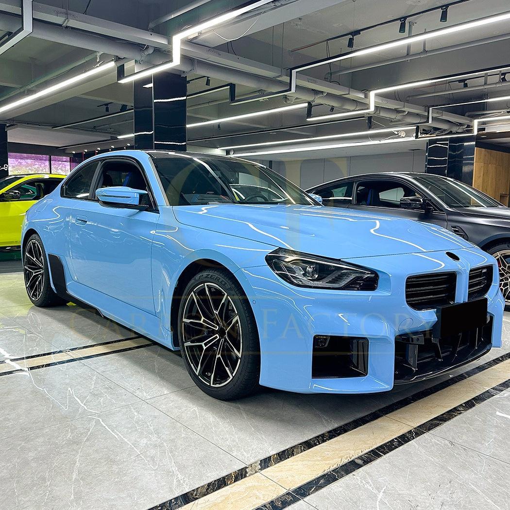 Gloss Black Side Skirts for BMW G87 M2 23-Present - Carbon Factory