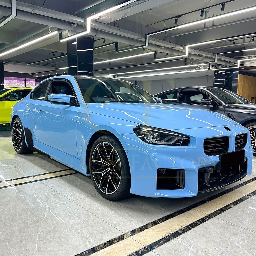 Gloss Black Side Skirts for BMW G87 M2 23-Present - Carbon Factory