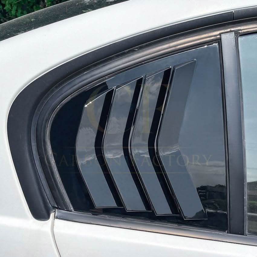 Gloss Black Window Louver Vent for BMW E90 3 Series 05-13 - Carbon Factory