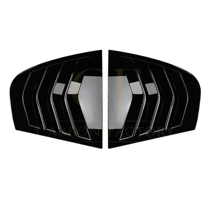 Gloss Black Window Louver Vent for BMW E90 3 Series 05-13 - Carbon Factory