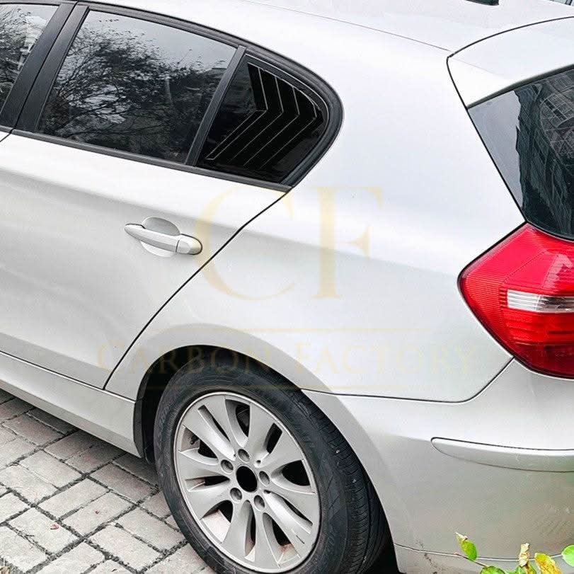 Gloss Black Window Louver Vents for BMW 1 Series E87 2005-2011 - Carbon Factory