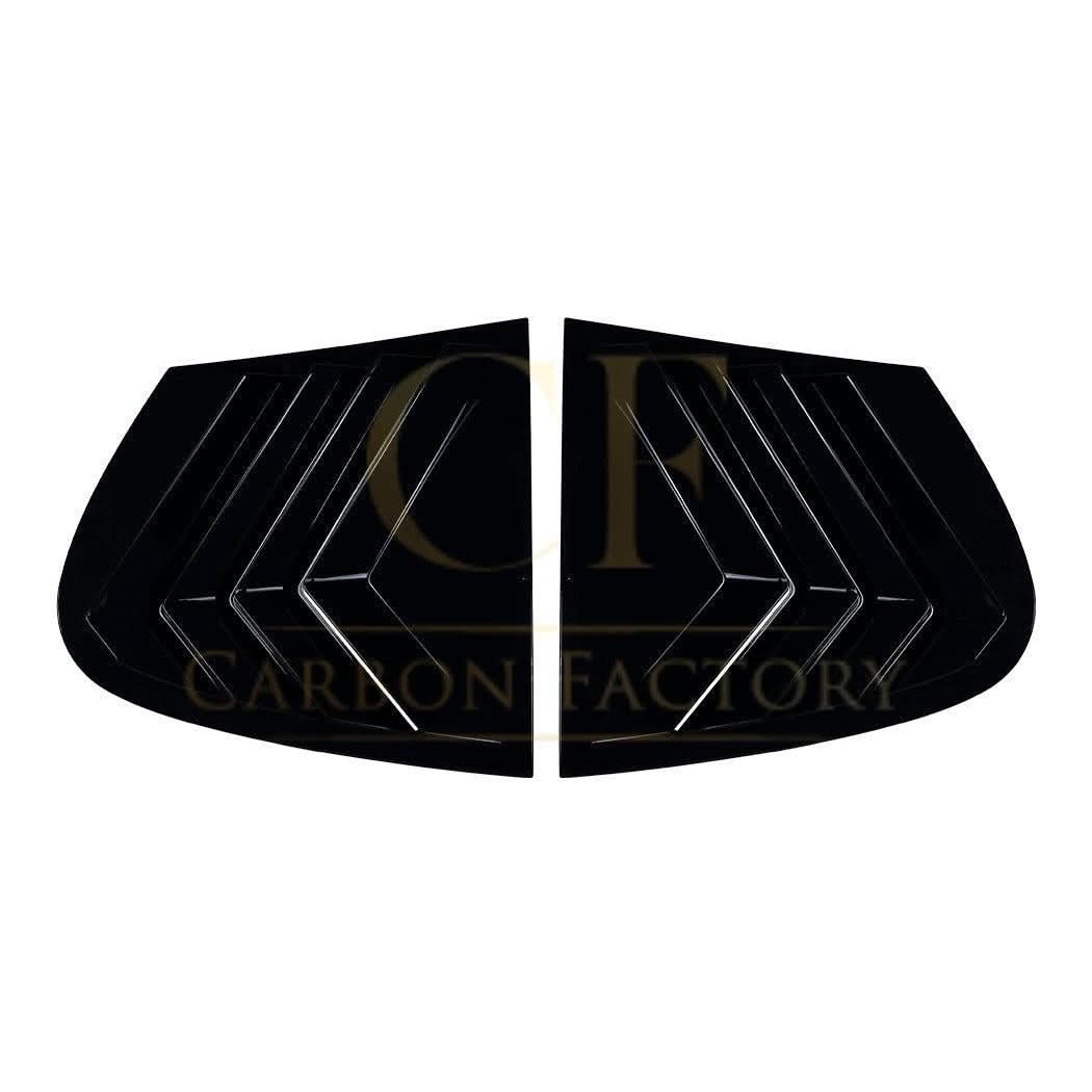 Gloss Black Window Louver Vents for BMW 1 Series E87 2005-2011 - Carbon Factory