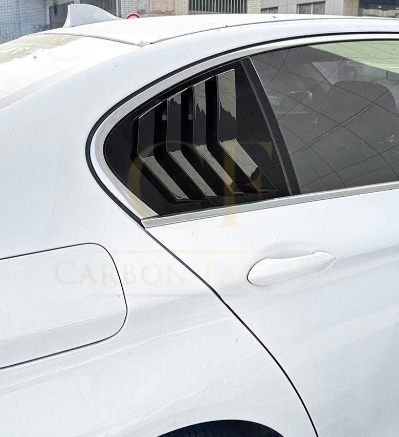 Gloss Black Window Louver Vents for BMW F10 5 Series 11-17 - Carbon Factory