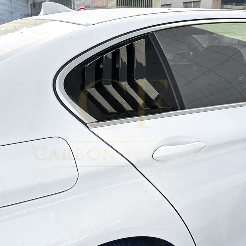 Gloss Black Window Louver Vents for BMW F10 5 Series 11-17 - Carbon Factory