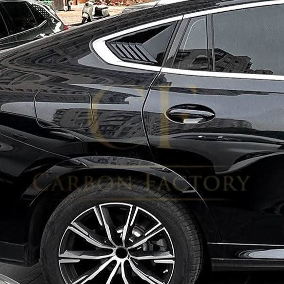 Gloss Black Window Louver Vents for BMW G06 X6 19-25 - Carbon Factory
