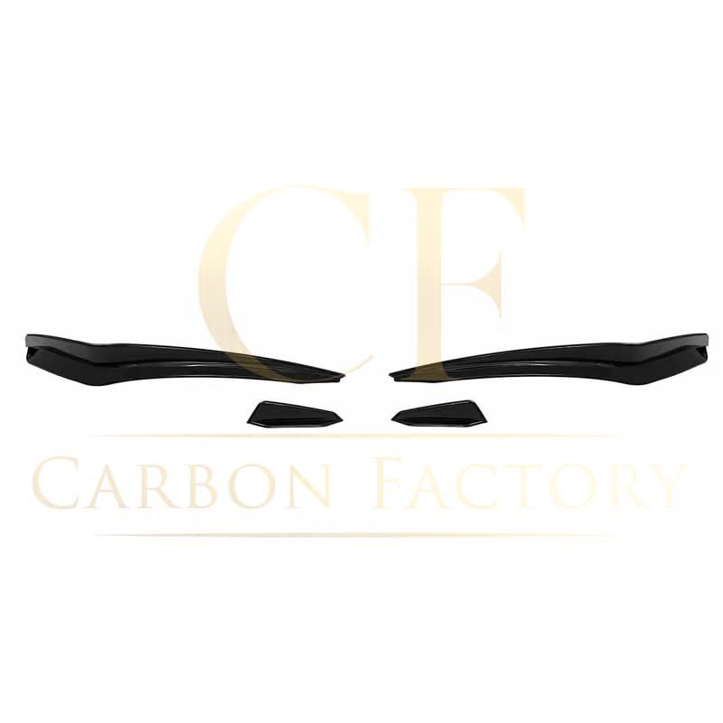 RZ Style Gloss Black Front Bumper Trims for VW Golf MK8 GTI / R-LINE 21-23 - Carbon Factory