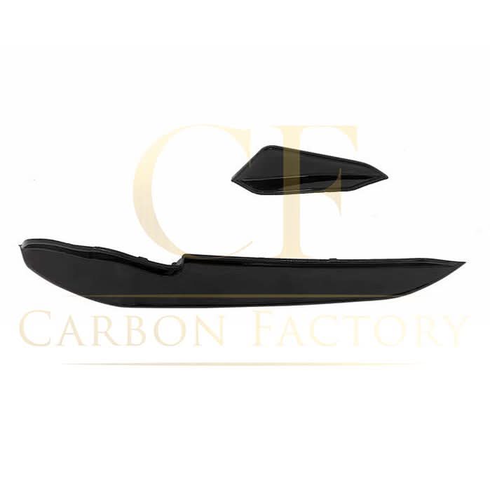 RZ Style Gloss Black Front Canards for VW Golf MK7.5 R-LINE / R 17-20 - Carbon Factory