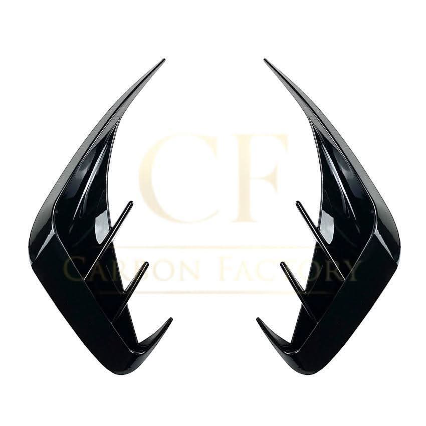 V Style Gloss Black Rear Bumper Trims for BMW 3 Series G20 G21 Pre-LCI 19-22 - Carbon Factory
