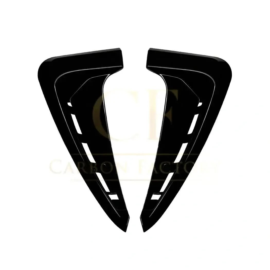 V2 Gloss Black Side Vent Fender Trims for BMW F15 X5 14-18 - Carbon Factory
