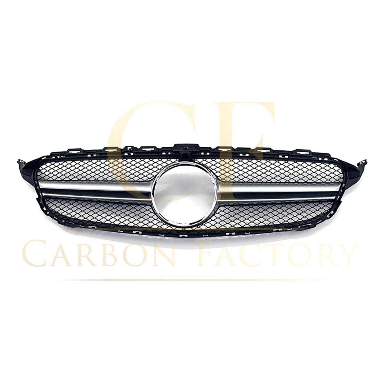 AMG Style Front Grille for Mercedes Benz W205 C Class 14-18 - Carbon Factory