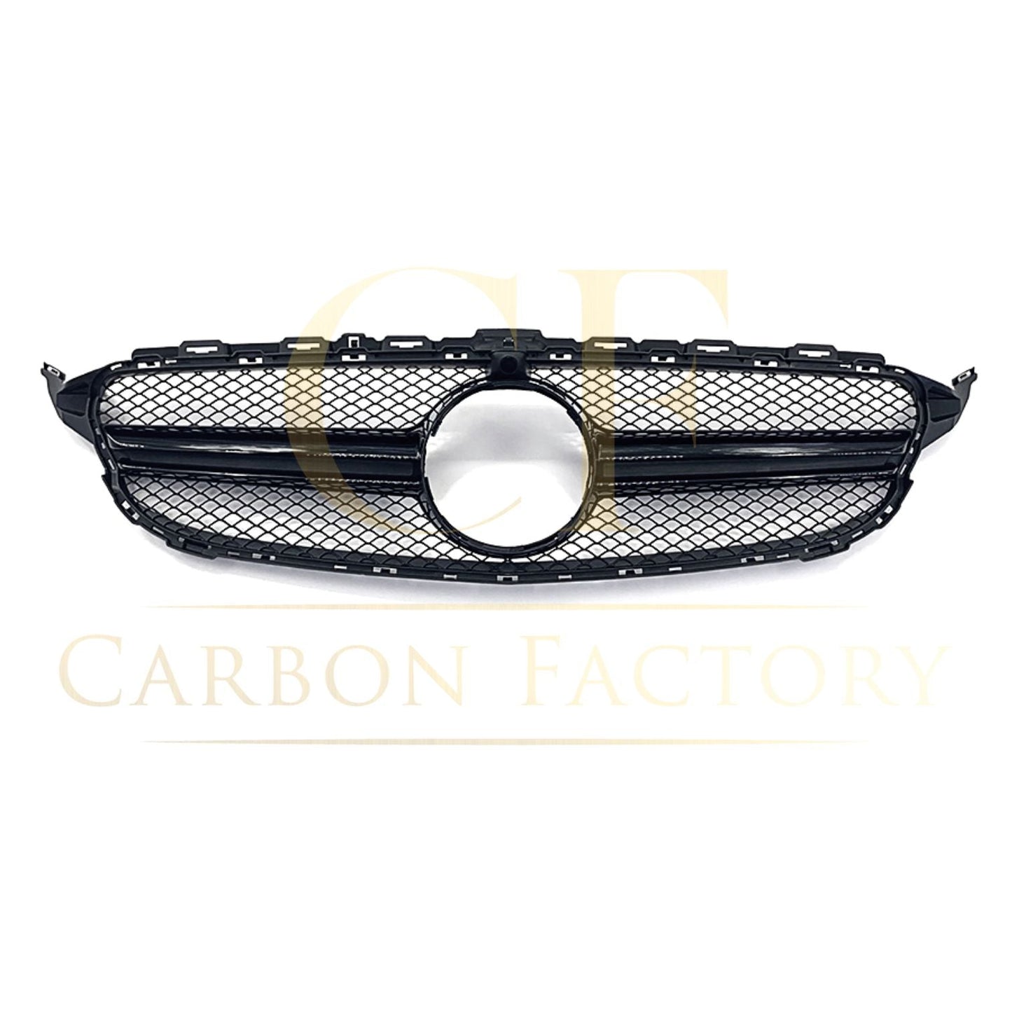 AMG Style Front Grille for Mercedes Benz W205 C Class 14-18 - Carbon Factory