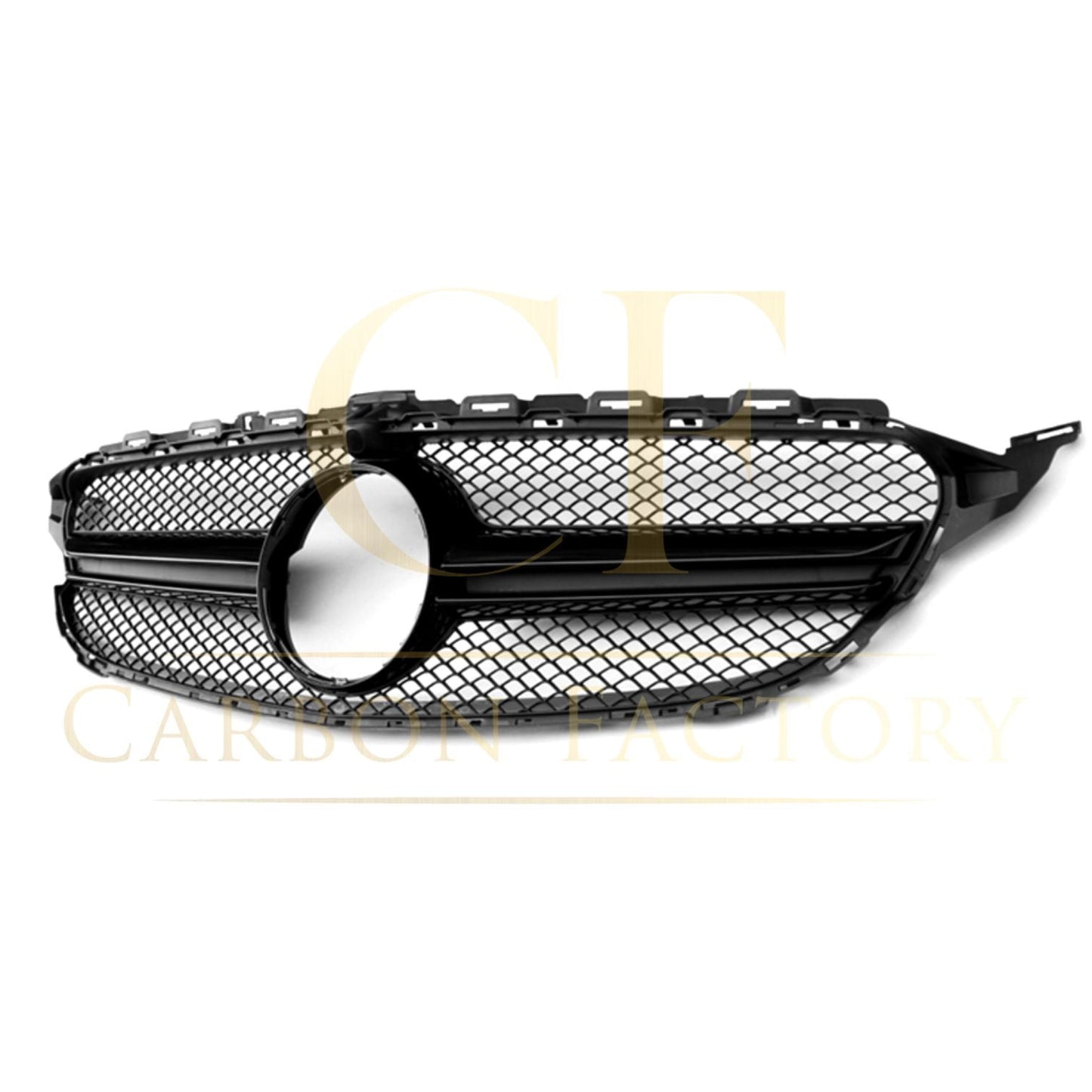AMG Style Front Grille for Mercedes Benz W205 C Class 14-18 - Carbon Factory