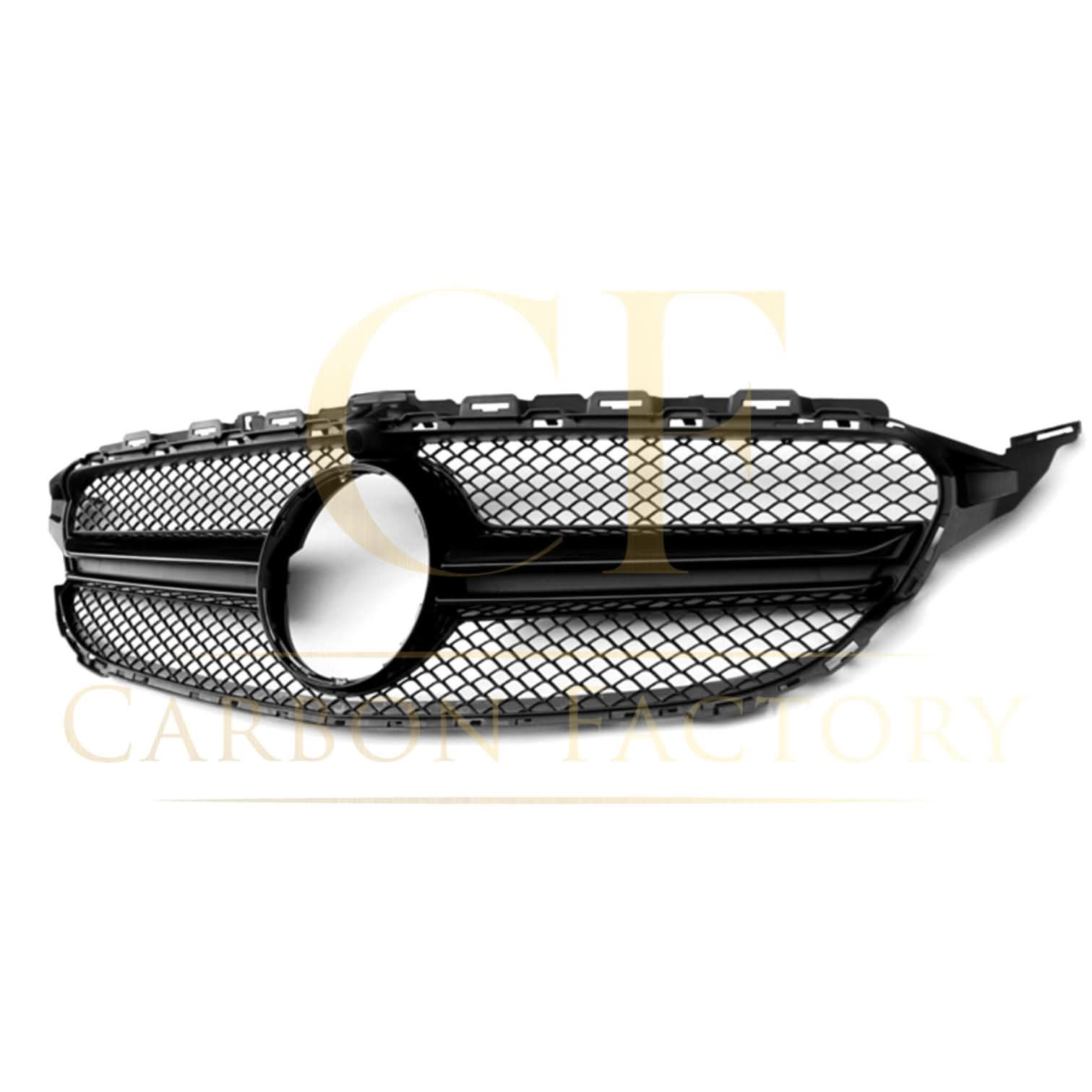 AMG Style Front Grille for Mercedes Benz W205 C Class 14-18 - Carbon Factory