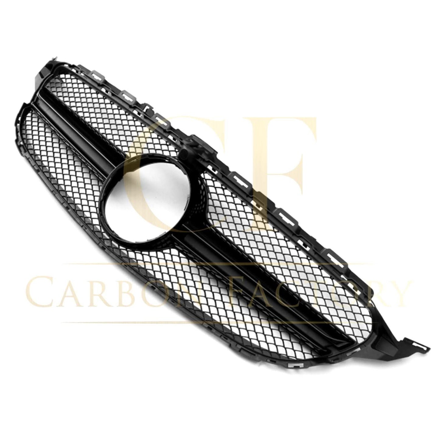 AMG Style Front Grille for Mercedes Benz W205 C Class 14-18 - Carbon Factory