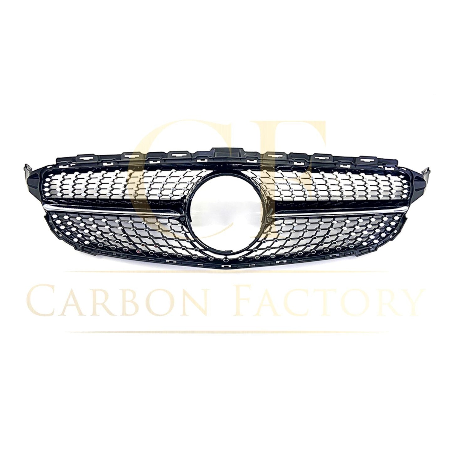 Diamond Style Front Grille for Mercedes Benz W205 C Class 14-18 - Carbon Factory