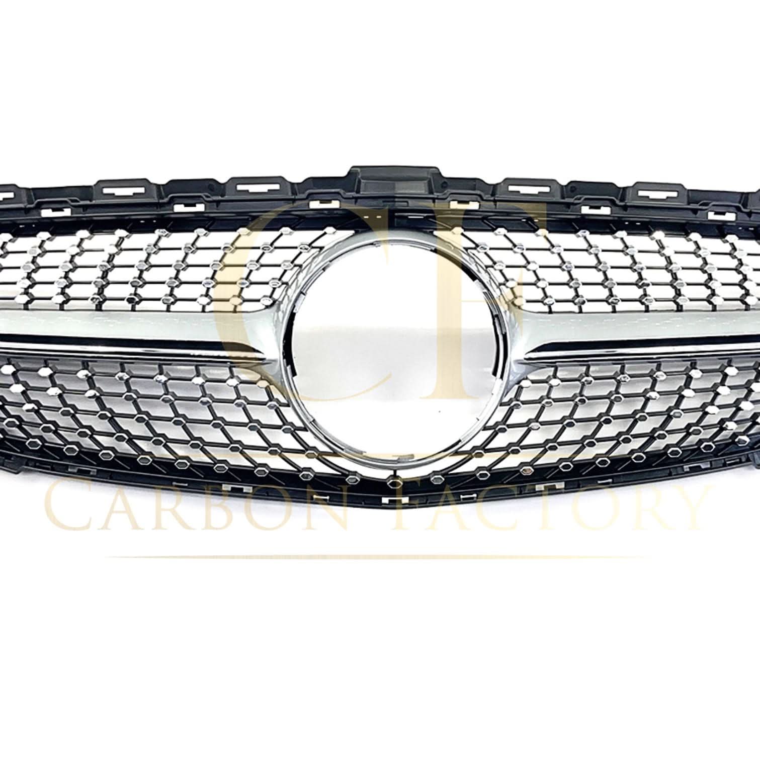 Diamond Style Front Grille for Mercedes Benz W205 C Class 14-18 - Carbon Factory