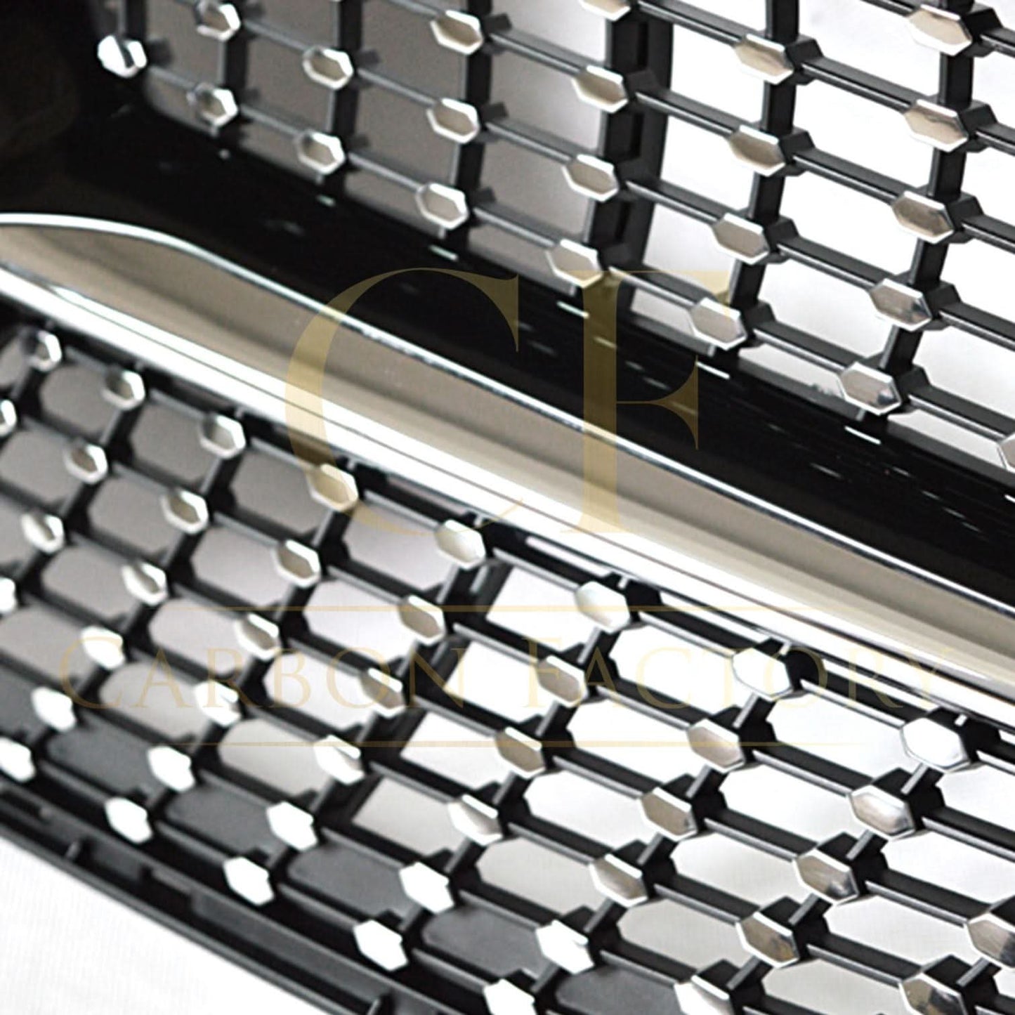 Diamond Style Front Grille for Mercedes Benz W205 C Class 14-18 - Carbon Factory