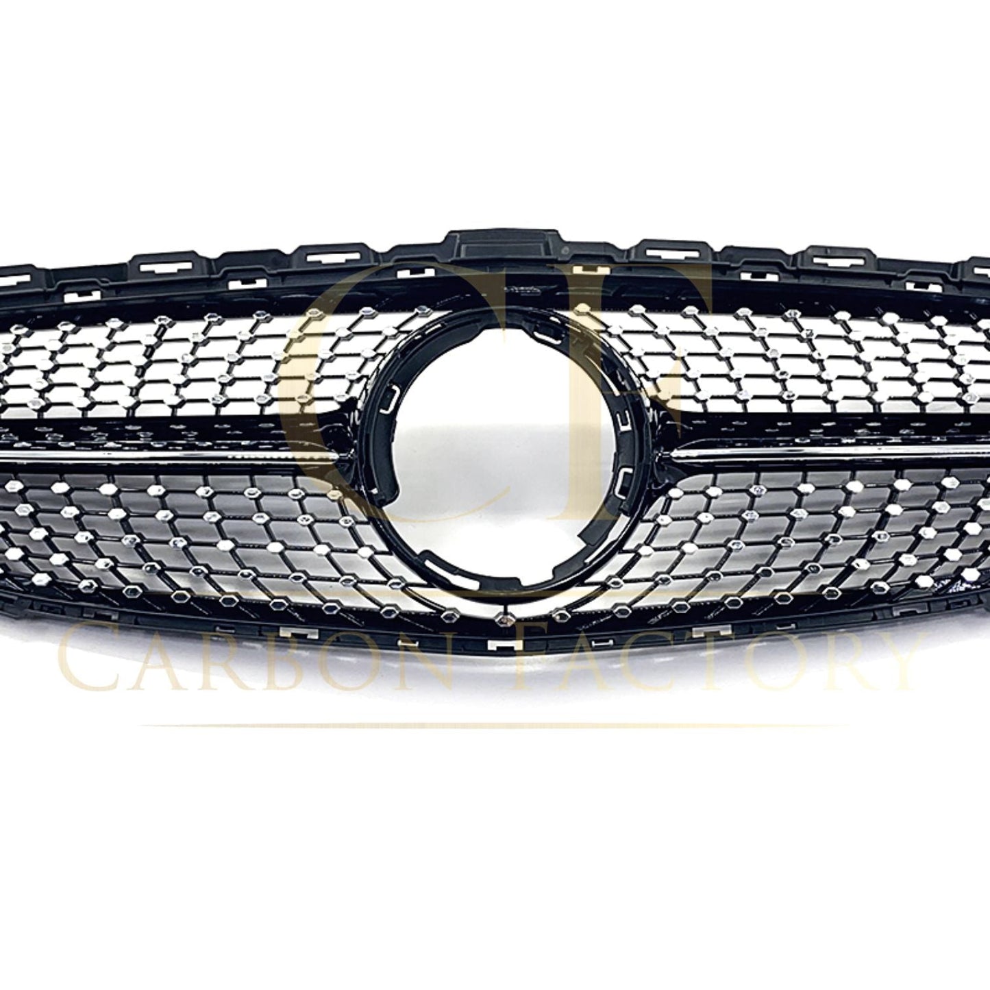 Diamond Style Front Grille for Mercedes Benz W205 C Class 19-22 - Carbon Factory