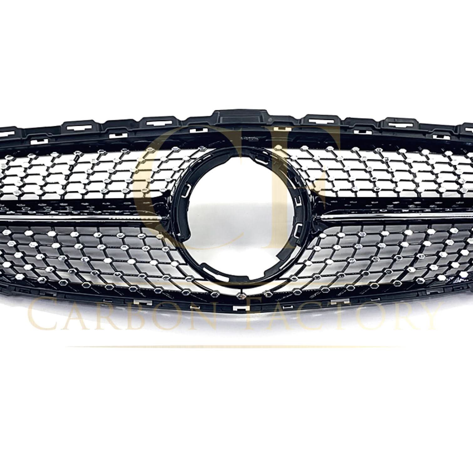 Diamond Style Front Grille for Mercedes Benz W205 C Class 19-22 - Carbon Factory