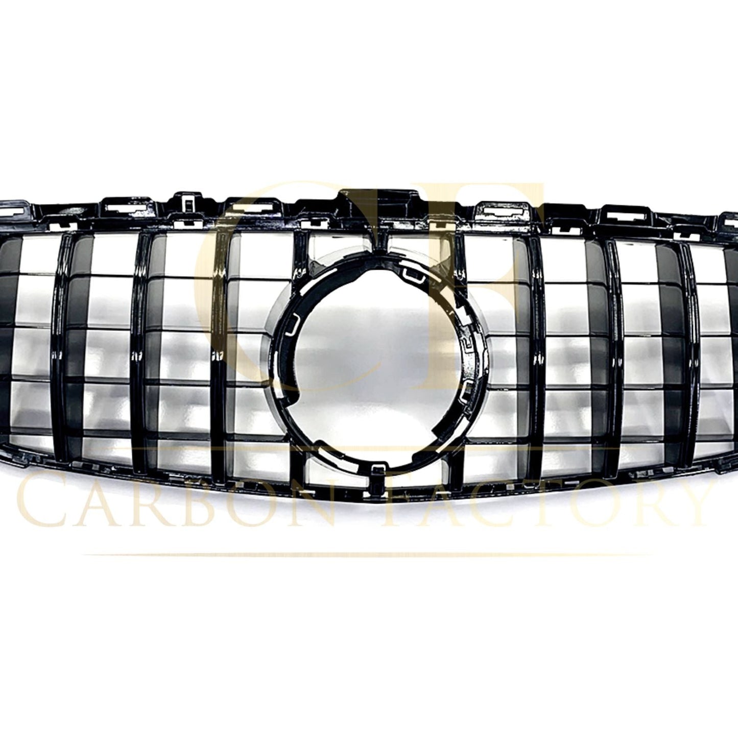 GT Style Silver Front Grille for Mercedes Benz W205 C Class 19-21 - Carbon Factory