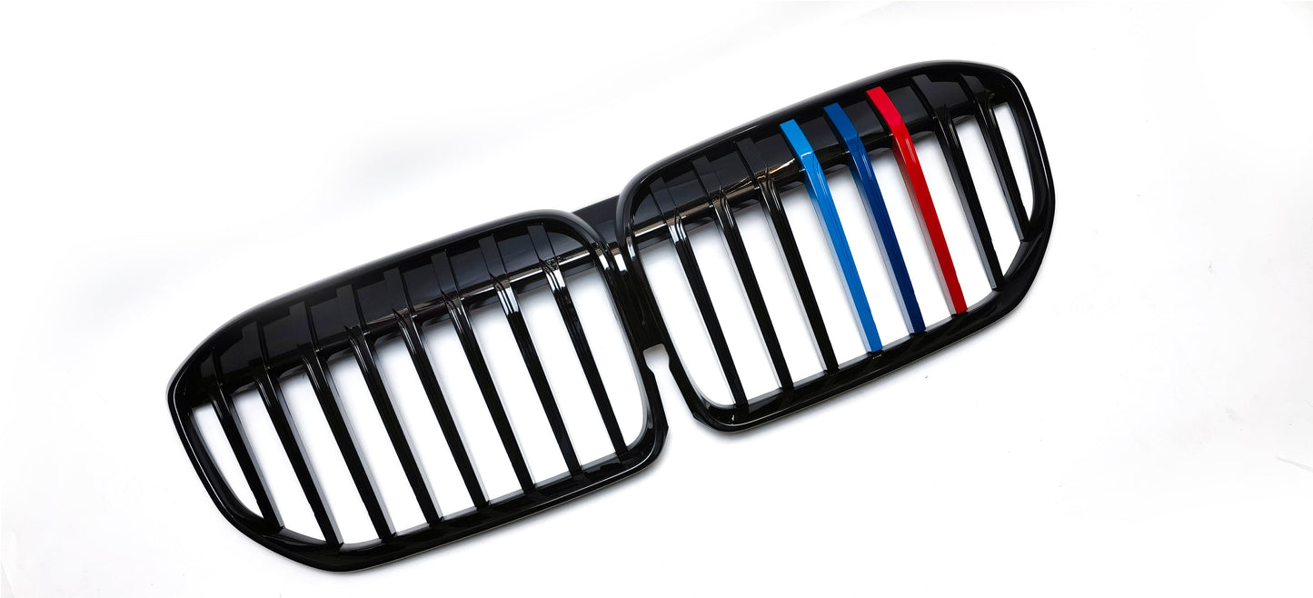 Gloss Black Front Grille for BMW G11 G12 7 Series LCI 20-23 - Carbon Factory