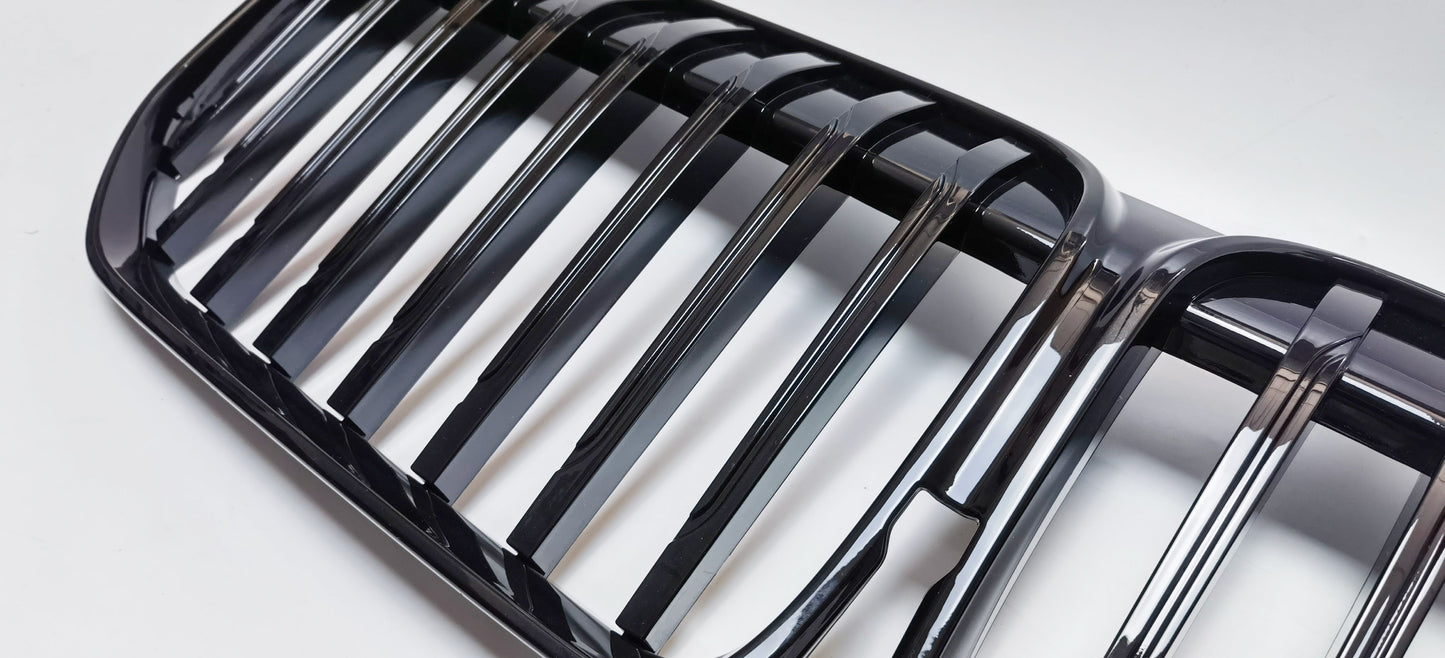 Gloss Black Front Grille for BMW G11 G12 7 Series LCI 20-23 - Carbon Factory