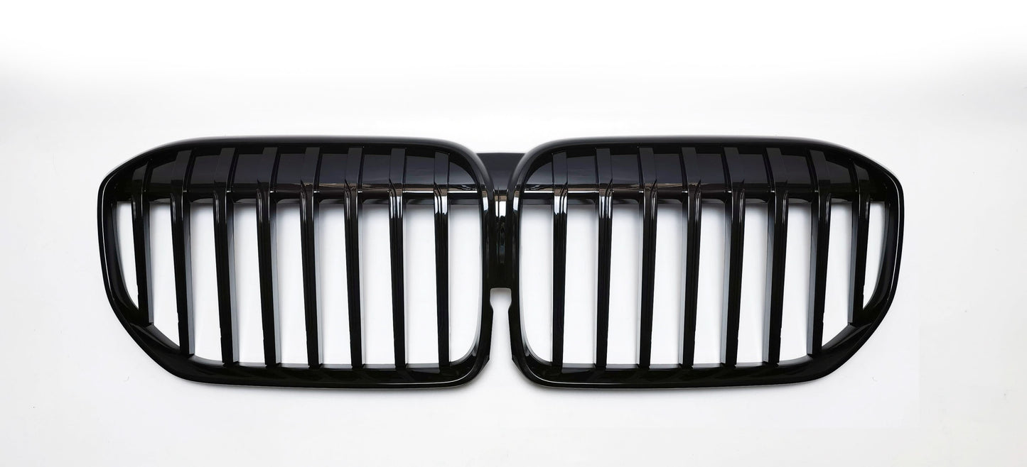 Gloss Black Front Grille for BMW G11 G12 7 Series LCI 20-23 - Carbon Factory