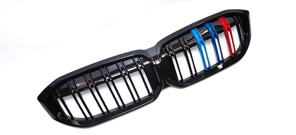 Gloss Black Front Grille for BMW G20 G28 3 Series LCI 22-Present - Carbon Factory