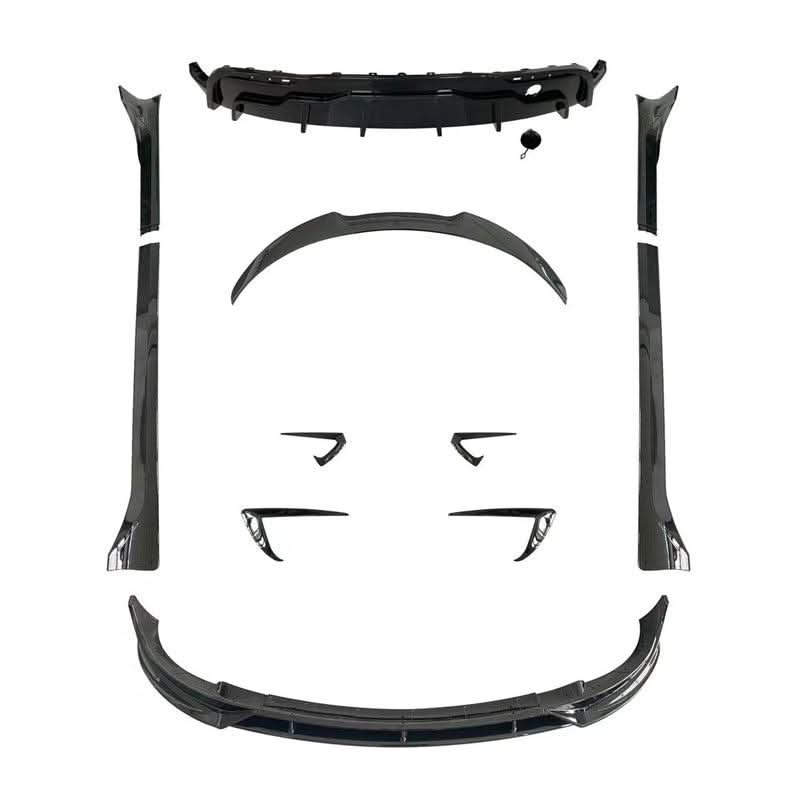 Competition Style Gloss Black Kit for Tesla Model Y 19-24 - Carbon Factory