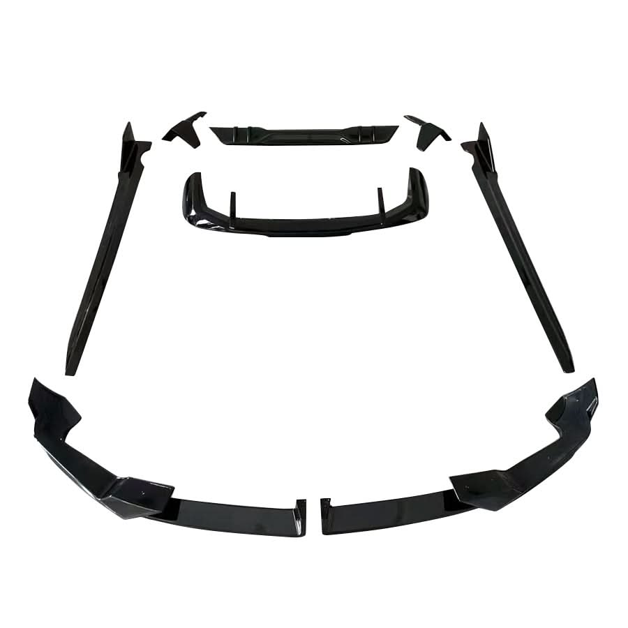 Gloss Black Body Kit 1 Splitter Diffuser Side Skirts Spoiler for BMW G05 LCI X5 23-Present (No Exhaust Tips) - Carbon Factory