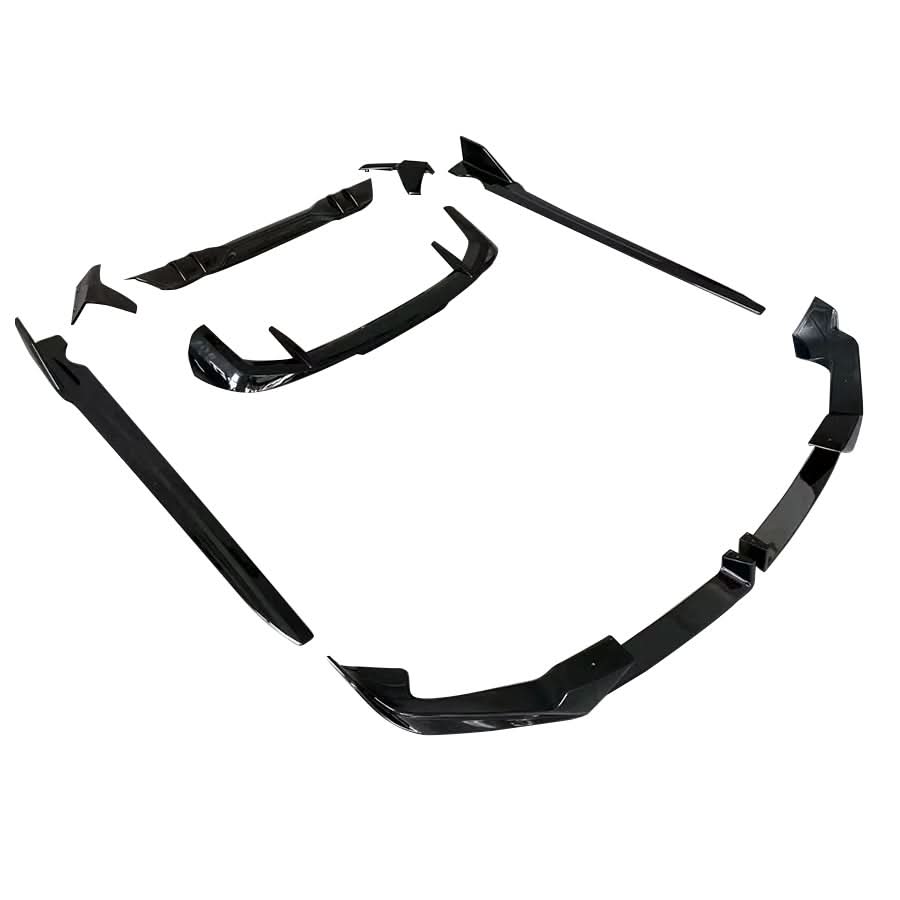 Gloss Black Body Kit 1 Splitter Diffuser Side Skirts Spoiler for BMW G05 LCI X5 23-Present (No Exhaust Tips) - Carbon Factory