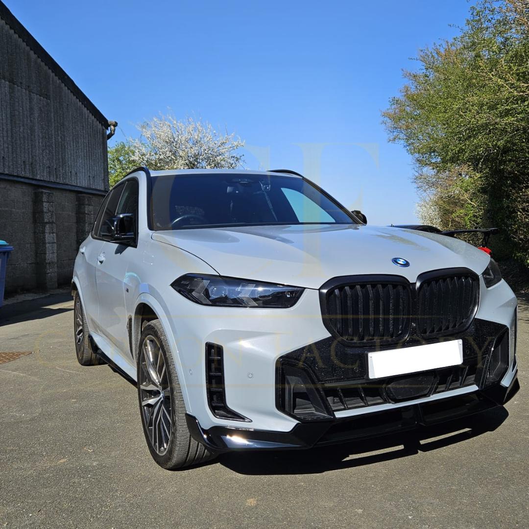 Gloss Black Body Kit 1 Splitter Diffuser Side Skirts Spoiler for BMW G05 LCI X5 23-Present (No Exhaust Tips) - Carbon Factory