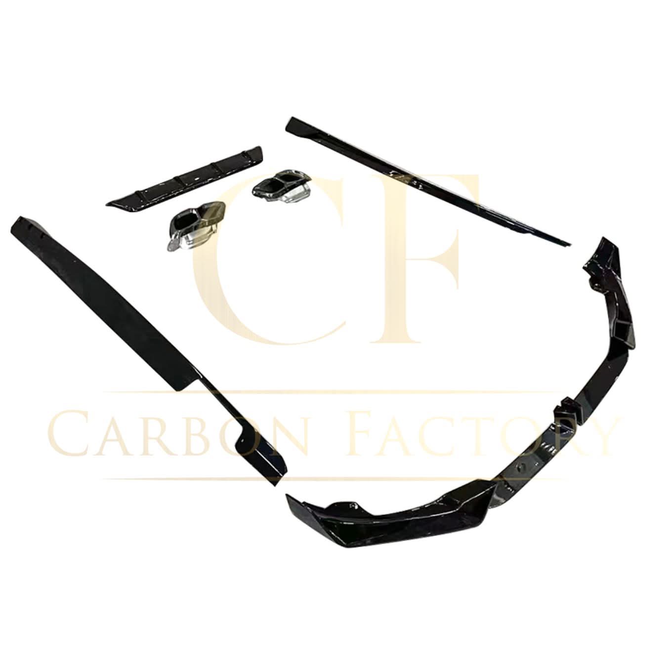 Gloss Black Body Kit Splitter Diffuser Side Skirts for BMW G06 LCI X6 23-Present - Carbon Factory