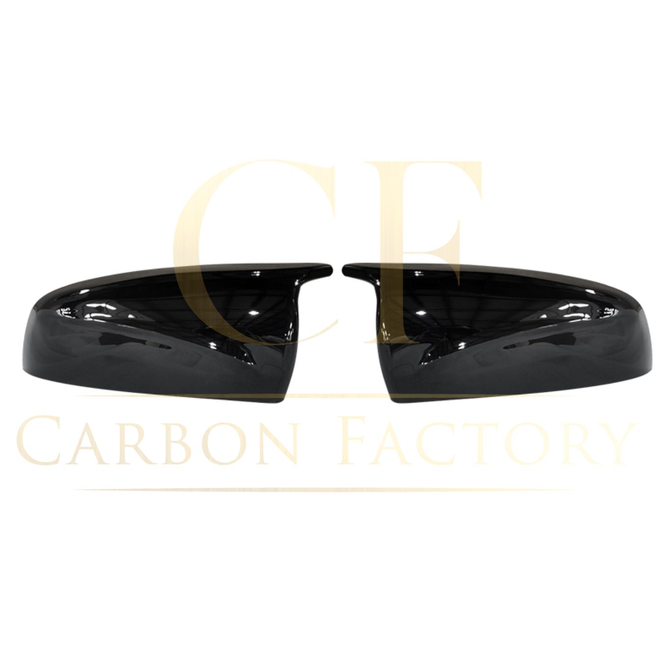 M4 Style Gloss Black Replacement Mirror Covers for BMW E70 X5 08-14 - Carbon Factory