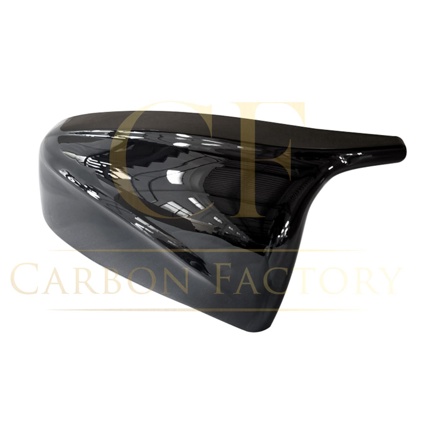M4 Style Gloss Black Replacement Mirror Covers for BMW E70 X5 08-14 - Carbon Factory