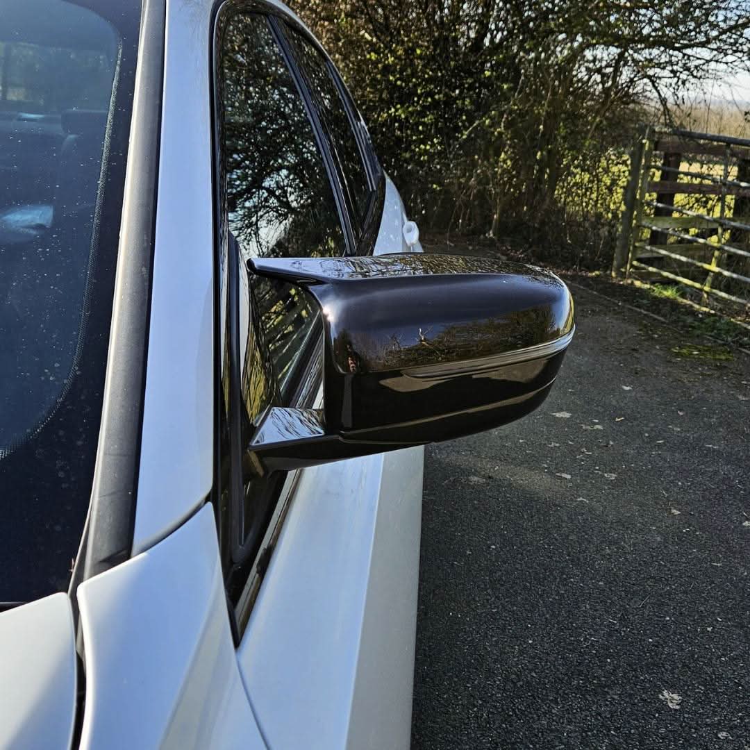 MP Style Gloss Black Replacement Mirror Covers for BMW G20 G21 3 Series 17-23 - Carbon Factory