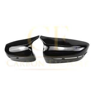 MP Style Gloss Black Replacement Mirror Covers for BMW G30 G31 5 Series 17-23 - Carbon Factory