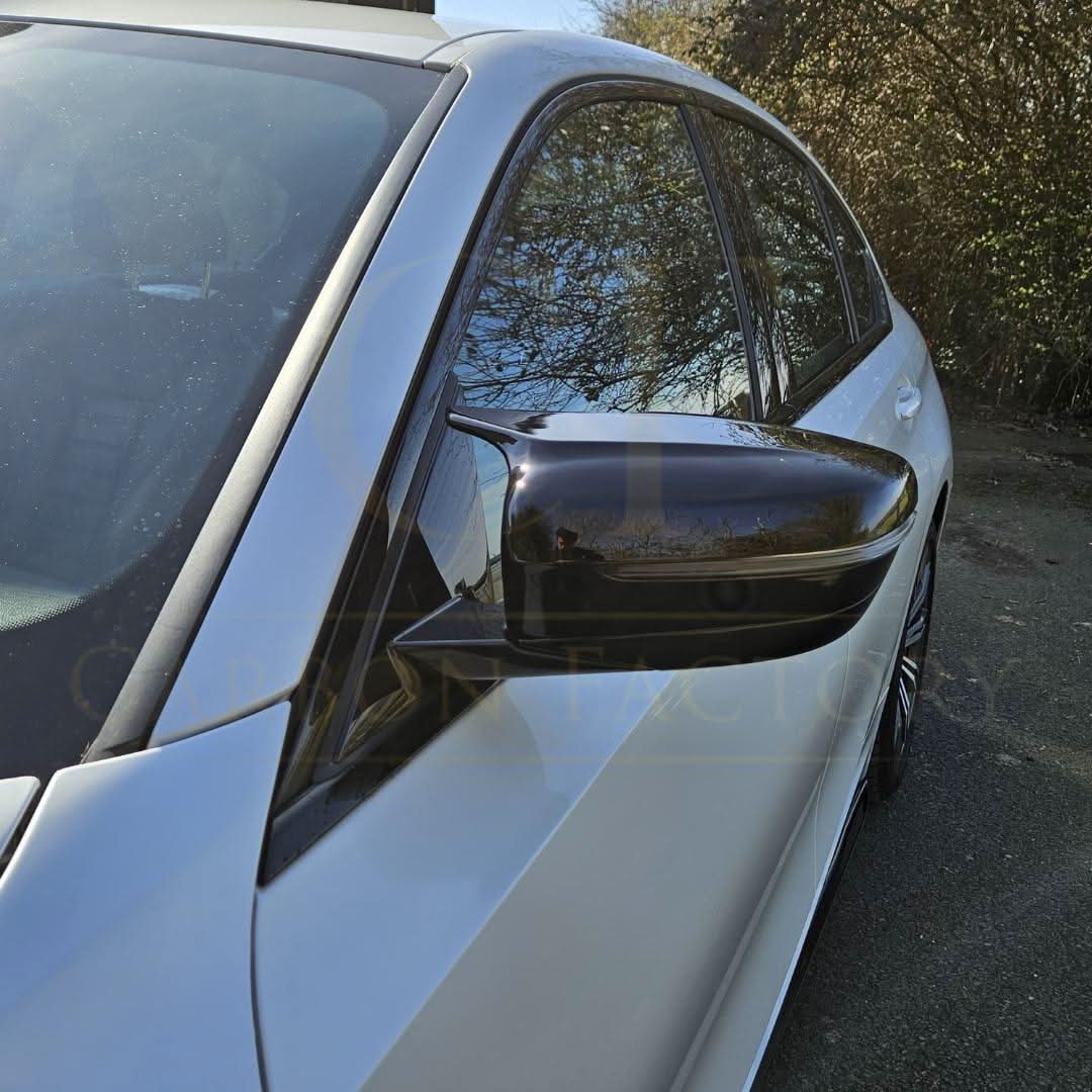 MP Style Gloss Black Replacement Mirror Covers for BMW G42 2 Series 21-Present - Carbon Factory