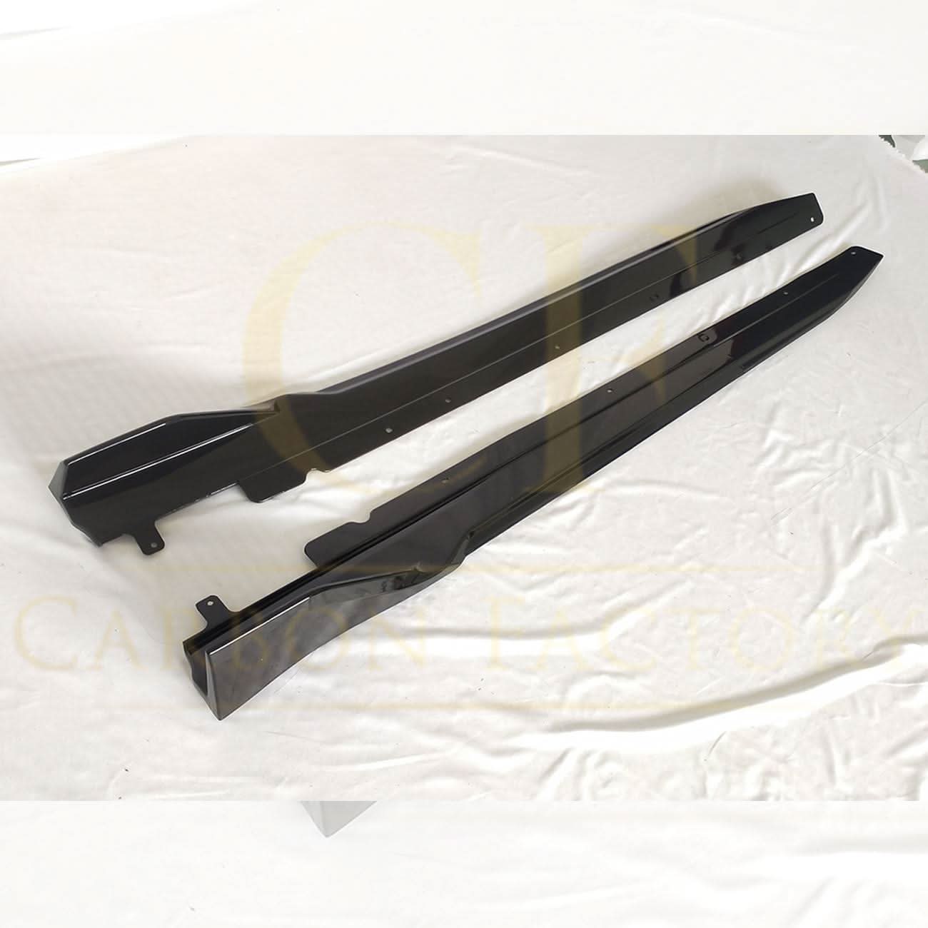 Competition Style Gloss Black Side Skirts for BMW 3 Series G20 19-Present - Carbon Factory