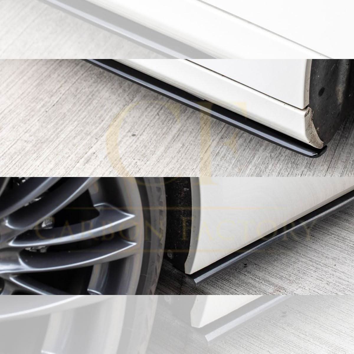 MP Style Gloss Black Side Skirts for BMW F10 5 Series inc M5 10-17 - Carbon Factory