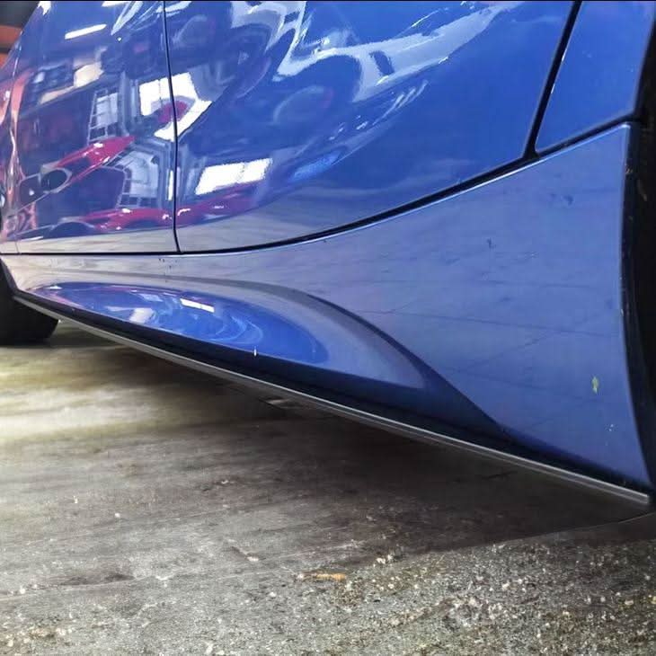 MP Style Gloss Black Side Skirts for BMW F44 2 Series 21-Present - Carbon Factory