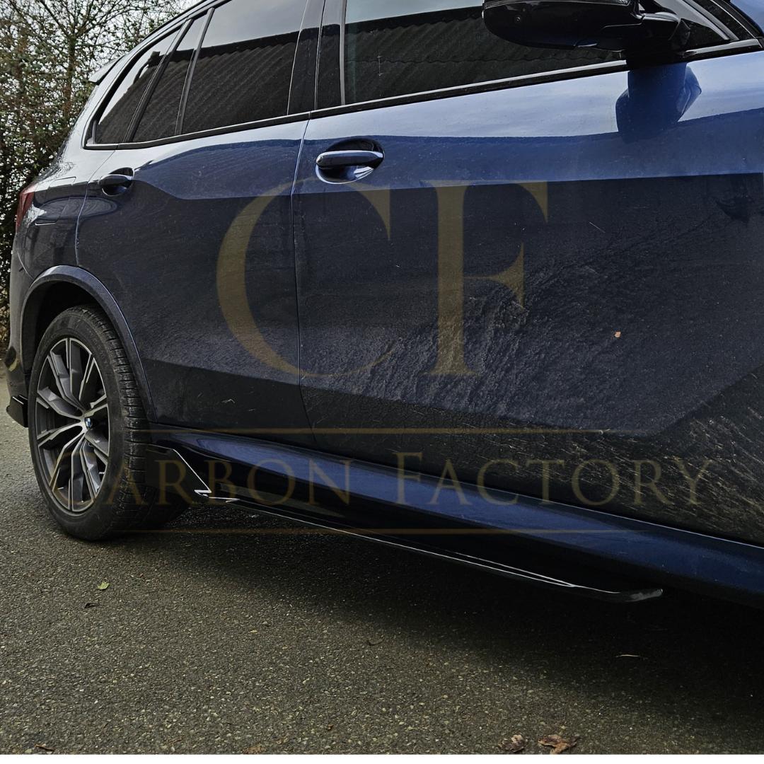 MP Style Gloss Black Side Skirts for BMW G05 X5 F95 X5M 19-22 - Carbon Factory